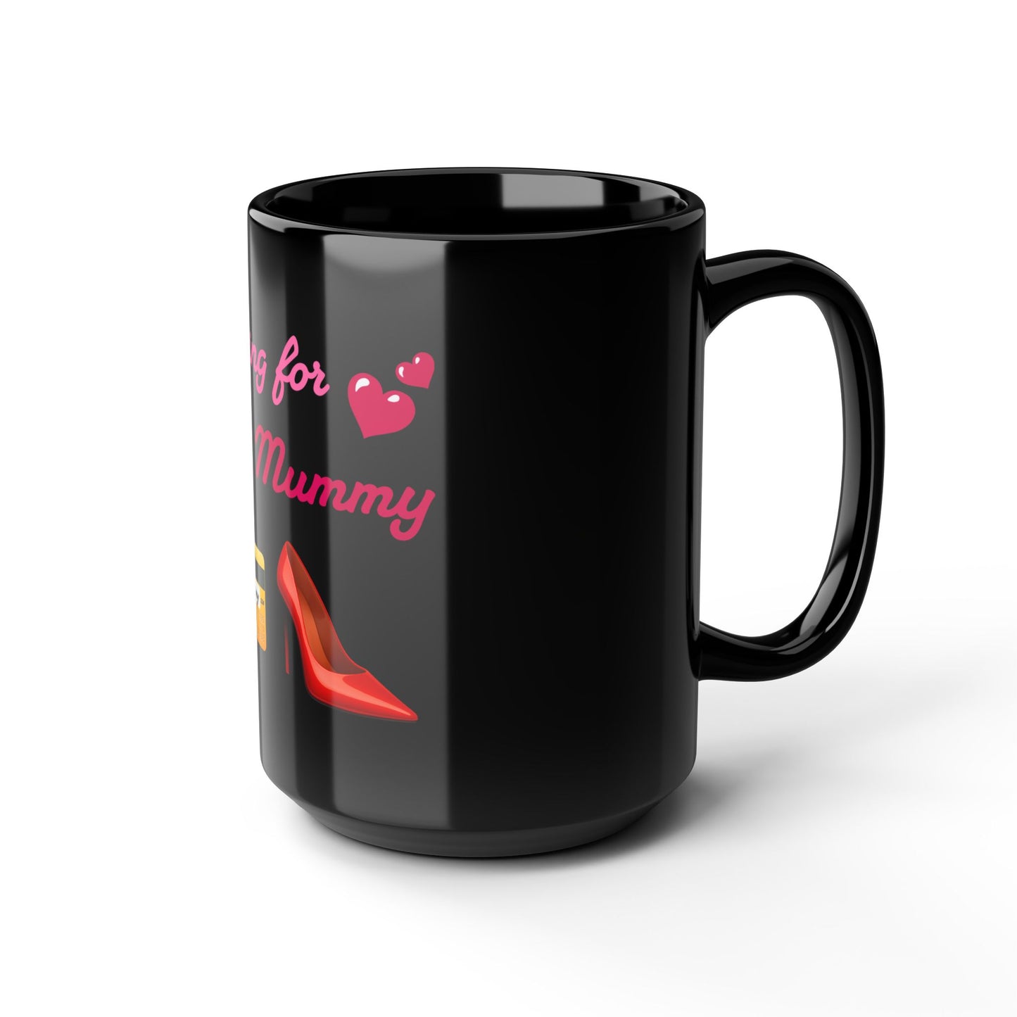 Looking for Mummy🇬🇧 👠 – Black Mug 15oz