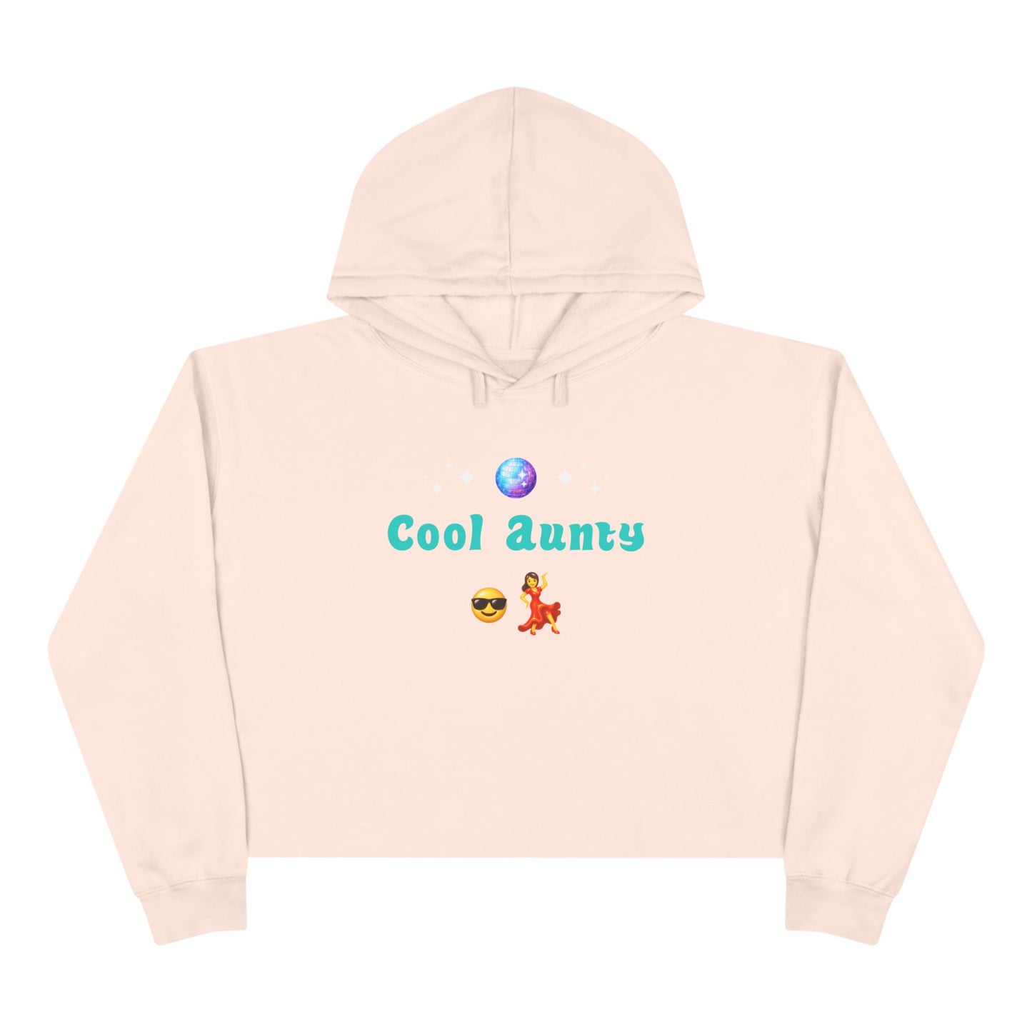 Cool Aunty🇬🇧 😎 💃 – Crop Hoodie