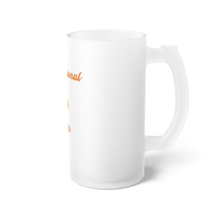 Professional 🍌 Tester – Frosted Glass Beer Mug 16oz