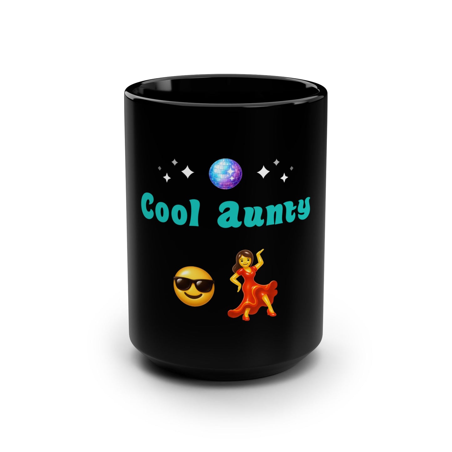 Cool Aunty🇬🇧 😎 💃 – Black Mug 15oz