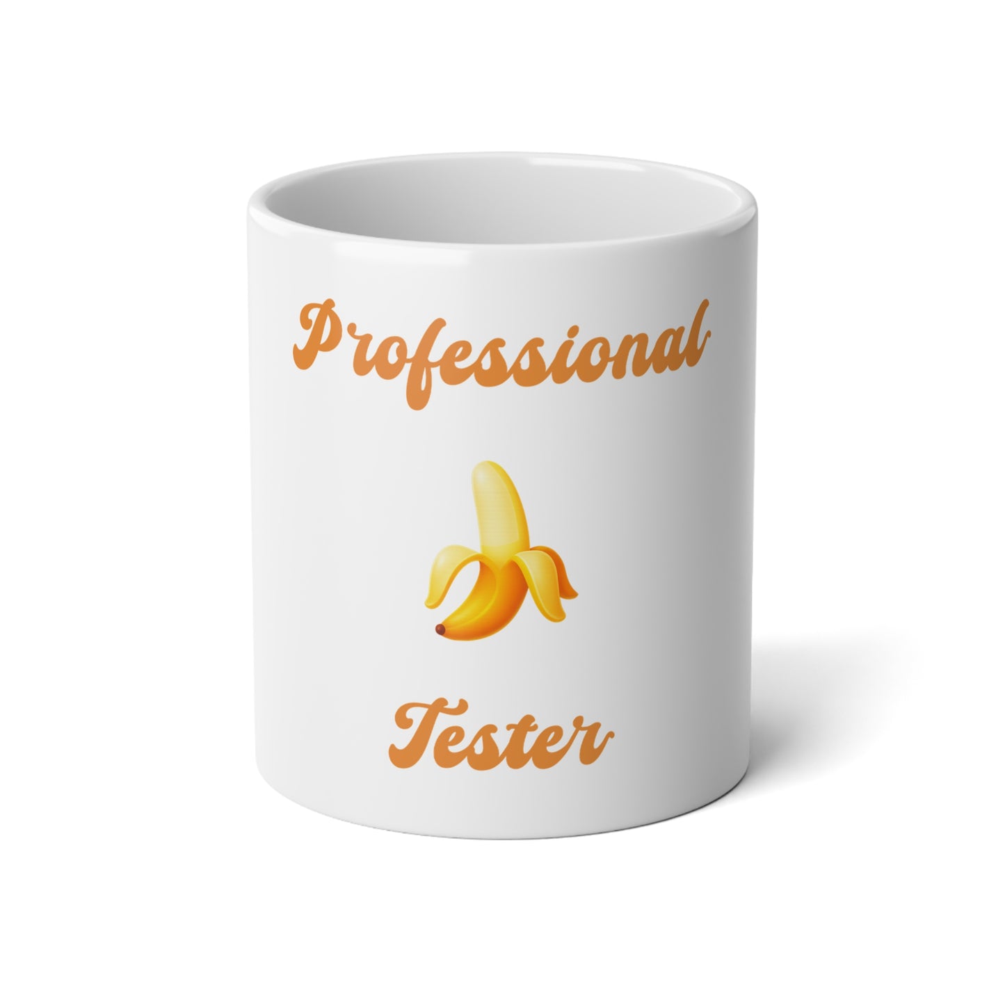 Professional 🍌 Tester – White Jumbo Mug 20oz