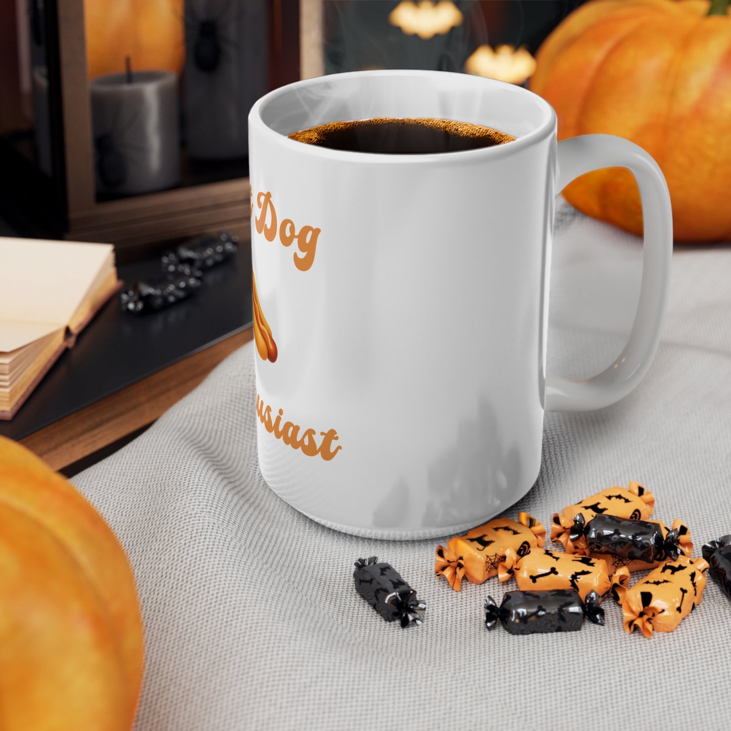 Hot Dog 🌭 Enthusiast – White Mug 15oz