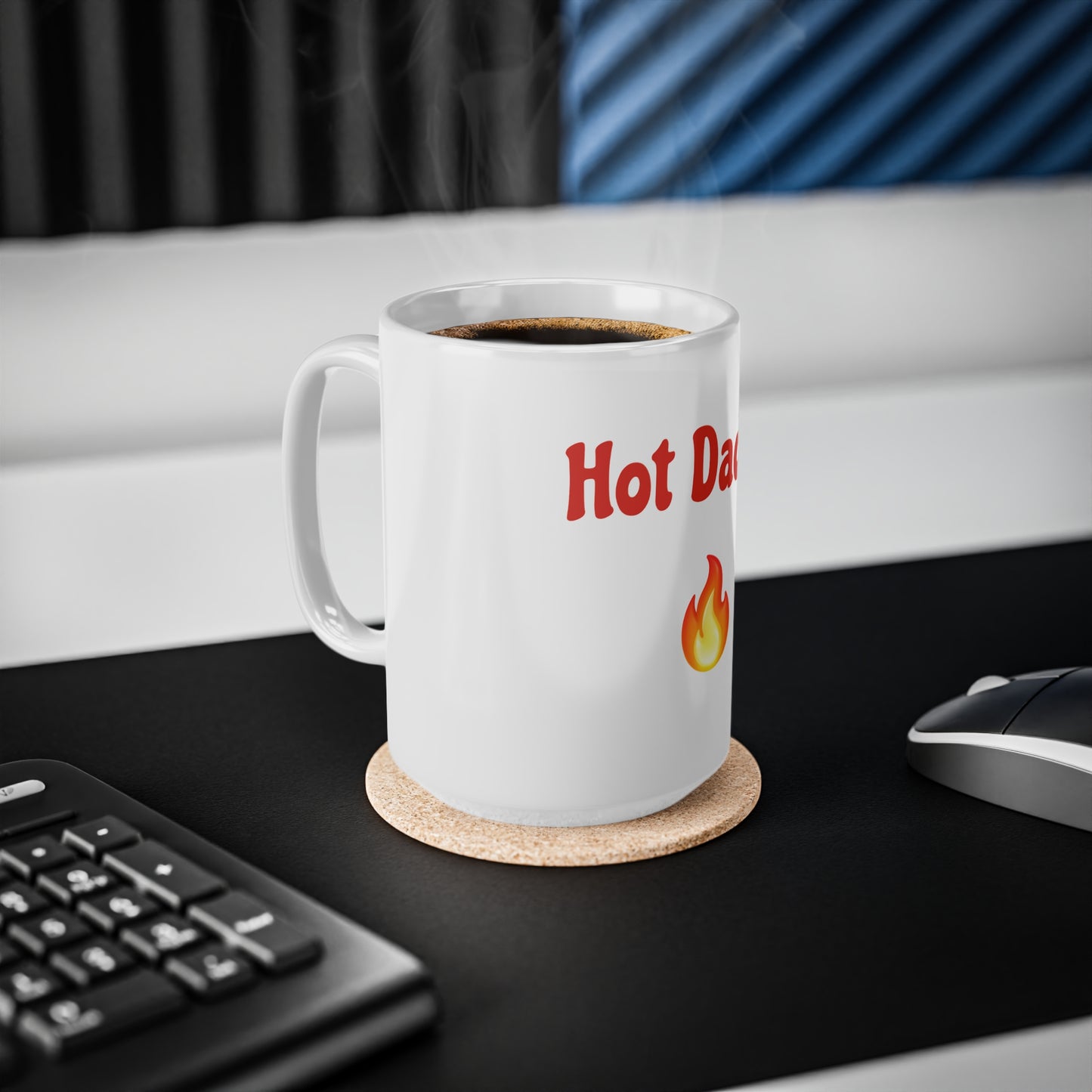 Hot Daddy 🔥 – White Mug 15oz