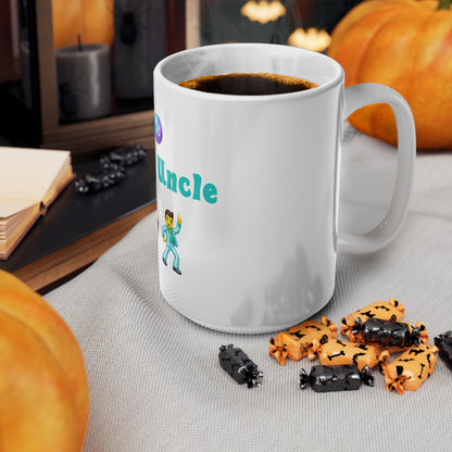 Cool Uncle 😎 🕺 – White Mug 15oz