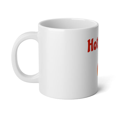 Hot Mom🇺🇸 🔥 – White Jumbo Mug 20oz