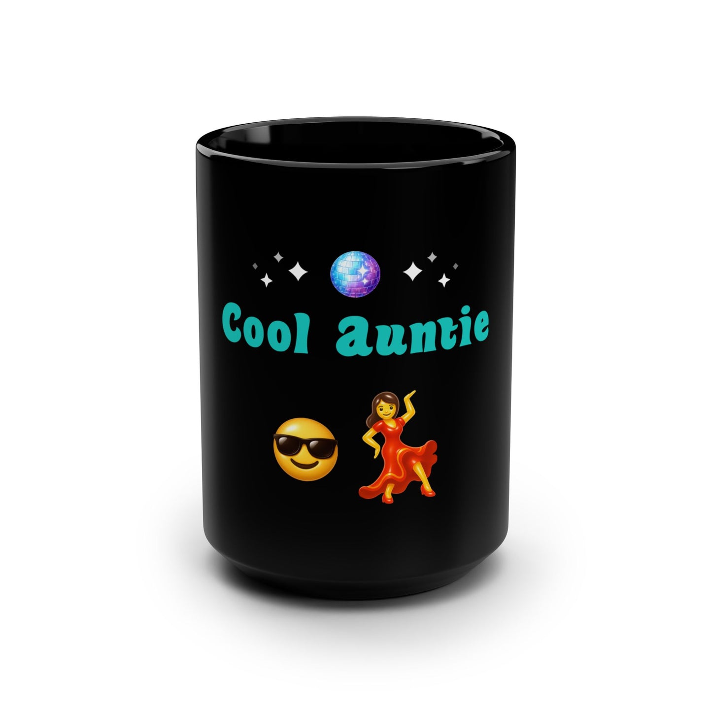 Cool Auntie🇺🇸 😎 💃 – Black Mug 15oz