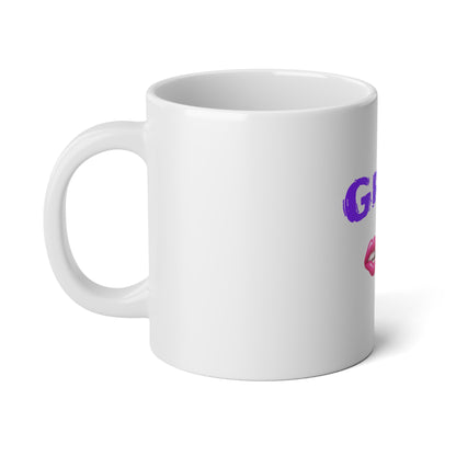 Grrr 🫦 😼 – White Jumbo Mug 20oz