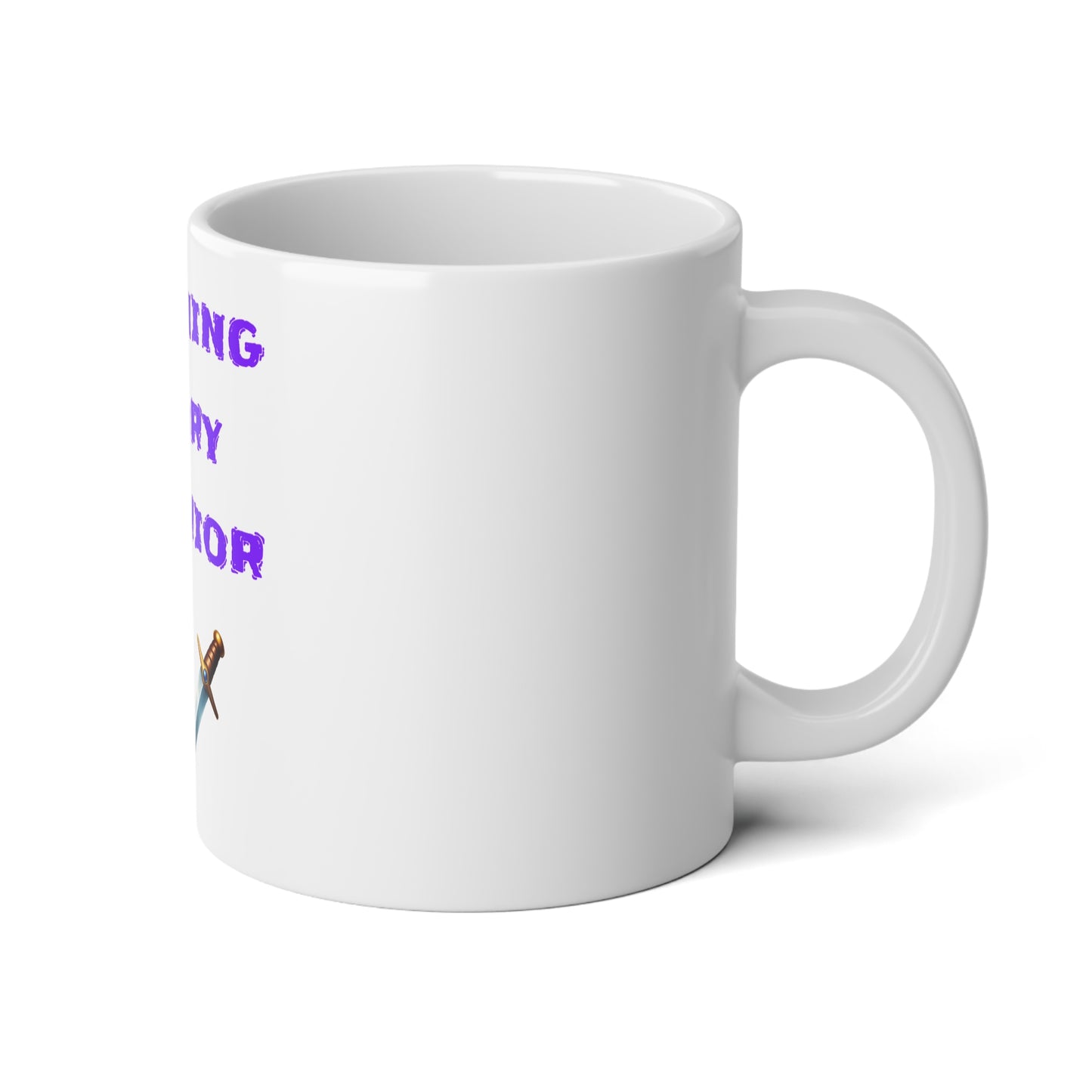 Morning Hero 🫦 🗡 – White Jumbo Mug 20oz