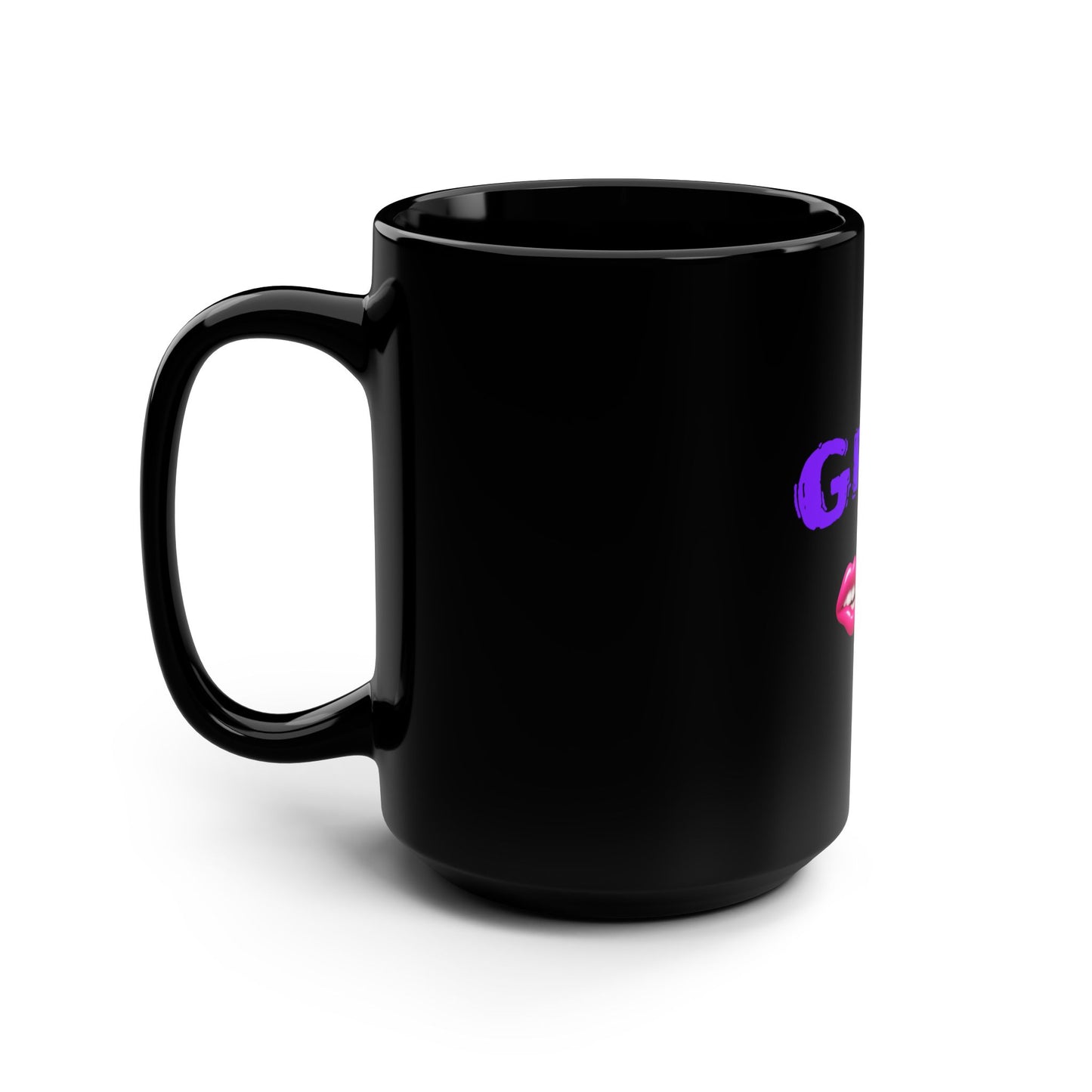 Grrr 🫦 😼 – Black Mug 15oz