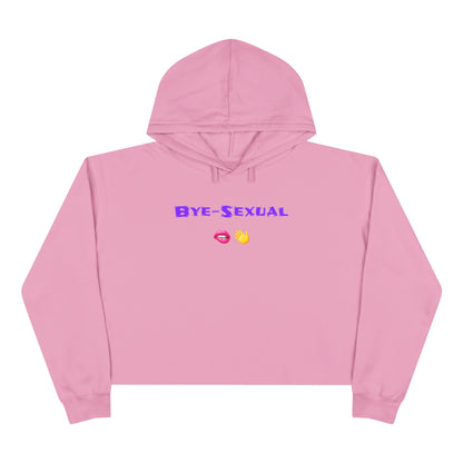 Bye-Sexual 🫦 👋 – Crop Hoodie