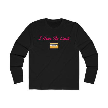 No Limit 💳 – Men's Long Sleeve Crew Tee