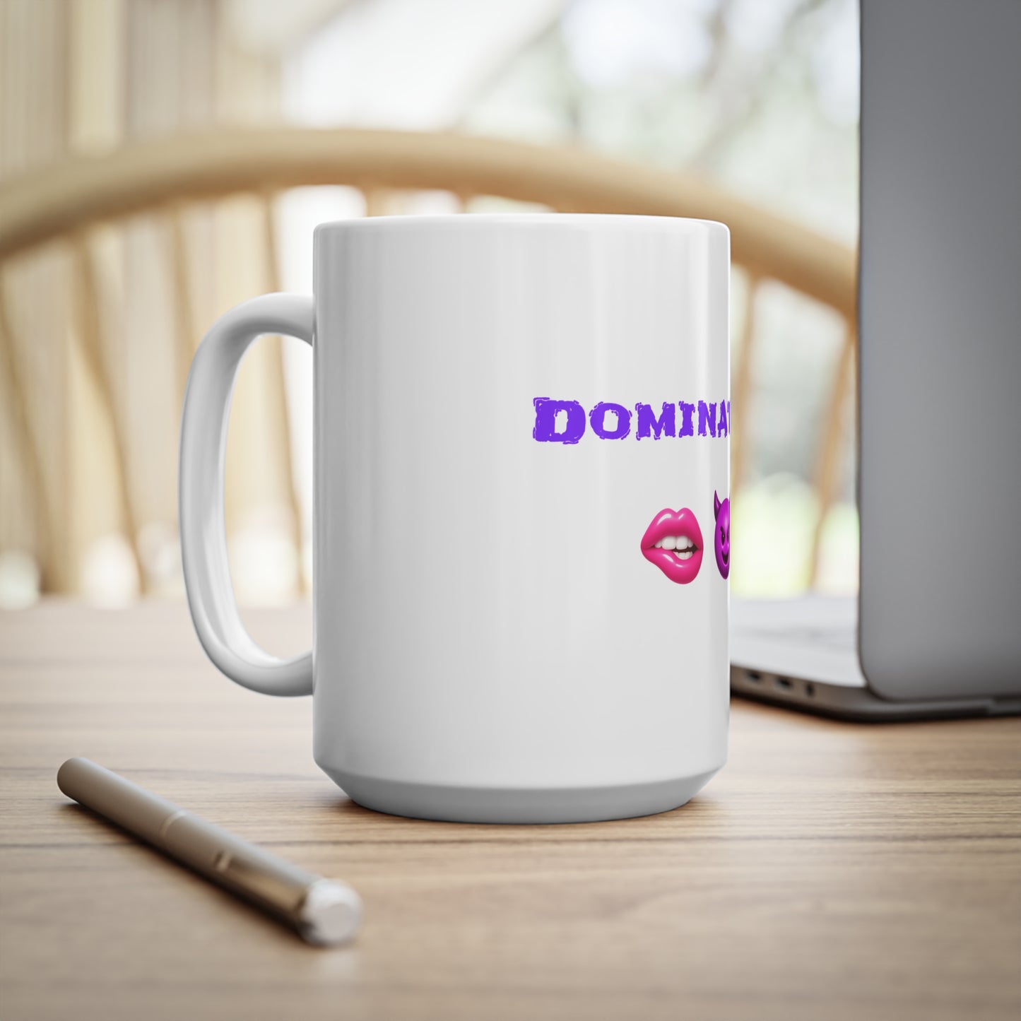 Rule Breaker 🫦 😈 – White Mug 15oz