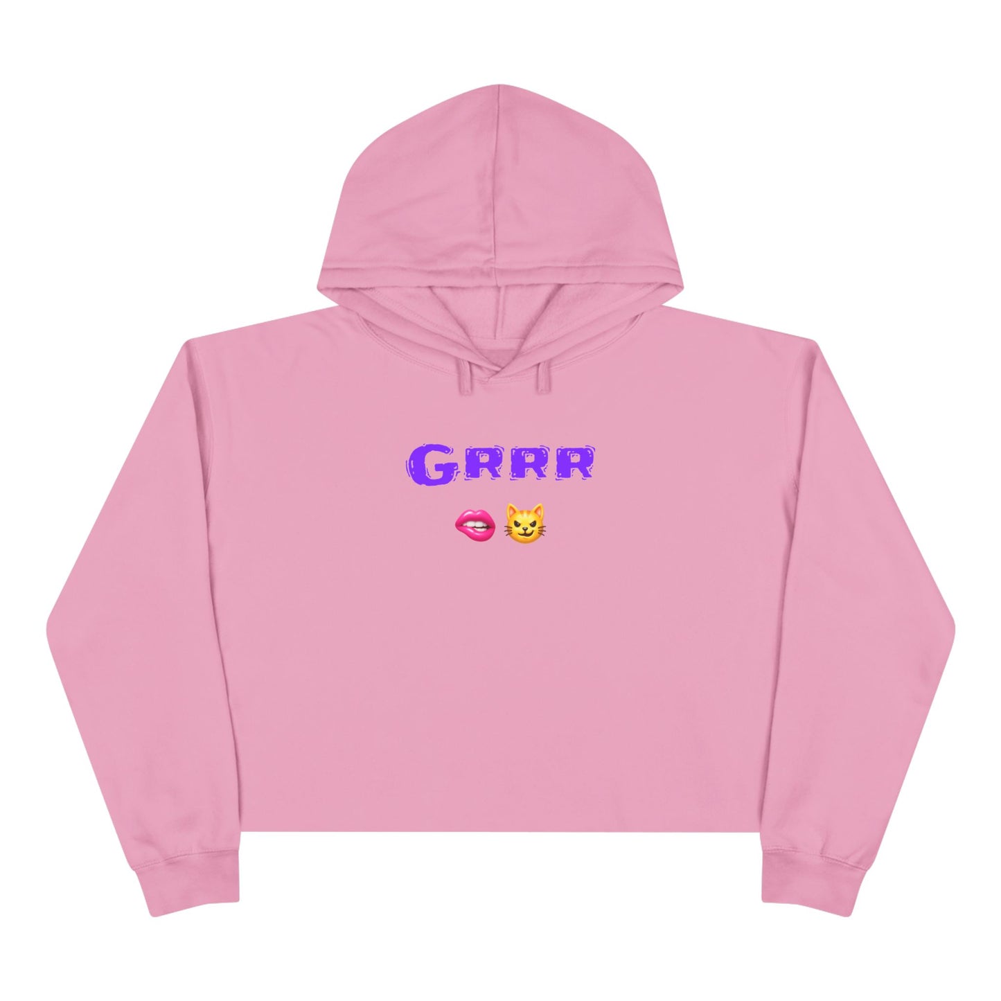 Grrr 🫦 😼 – Crop Hoodie