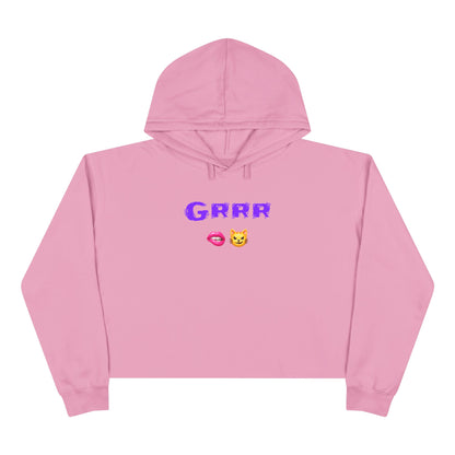 Grrr 🫦 😼 – Crop Hoodie