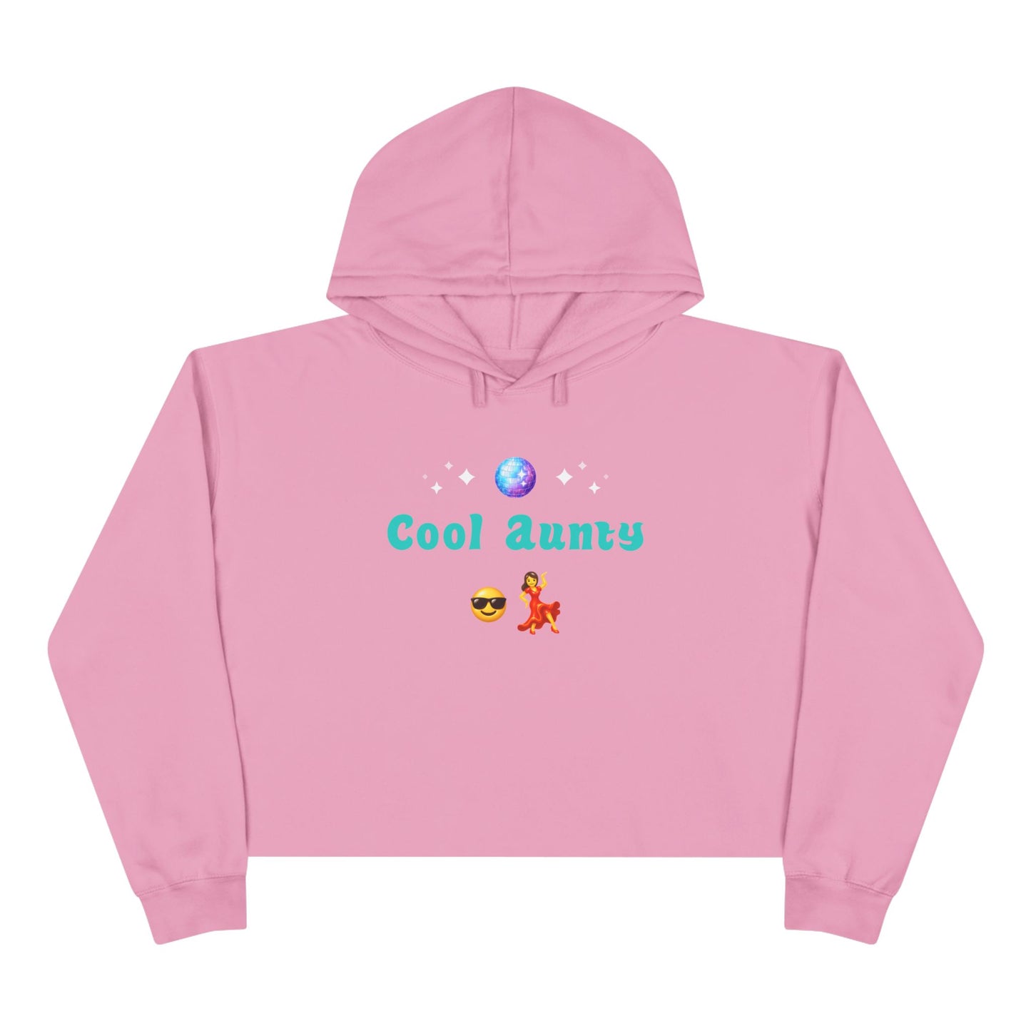 Cool Aunty🇬🇧 😎 💃 – Crop Hoodie