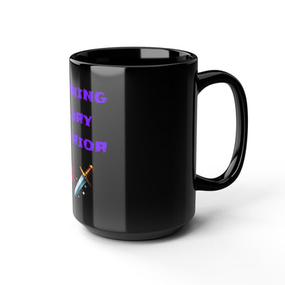 Morning Hero 🫦 🗡 – Black Mug 15oz