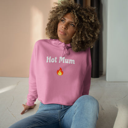 Hot Mum🇬🇧 🔥 – Crop Hoodie