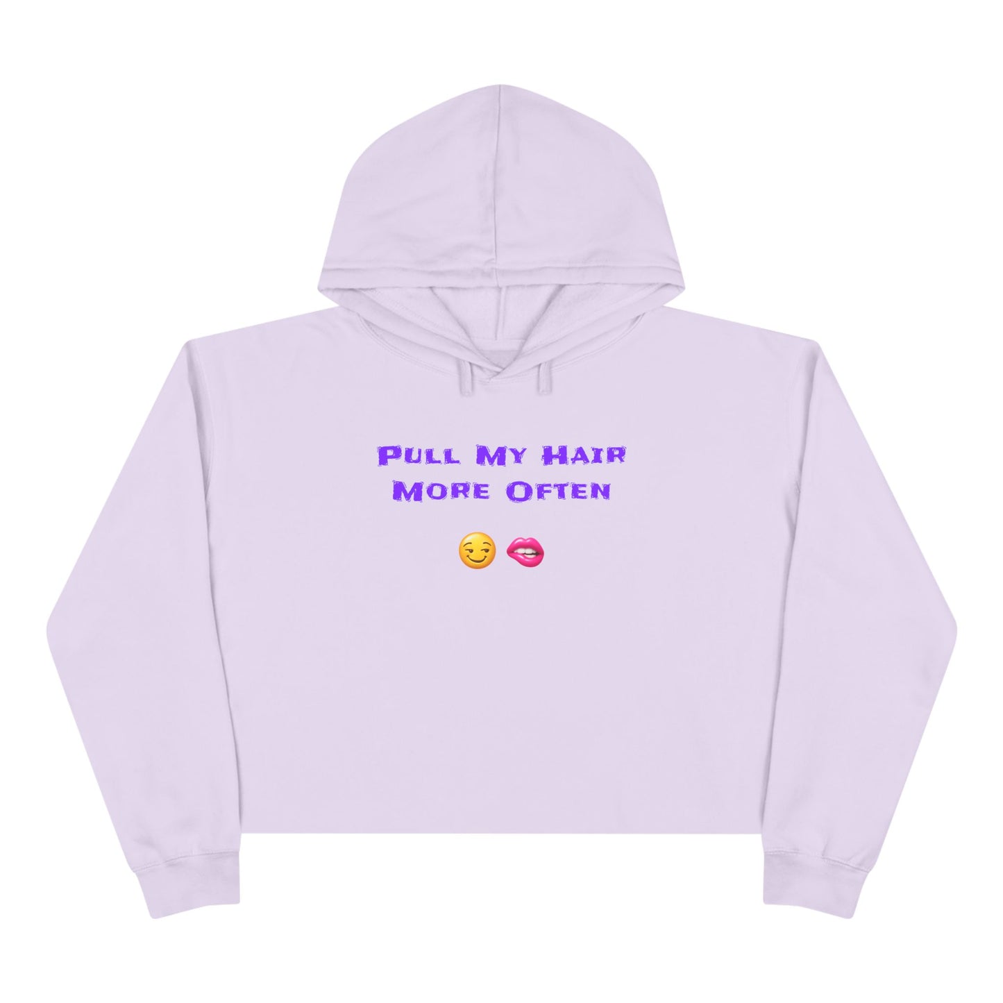 Play Nice With My Hair 🫦 😏 – Crop Hoodie