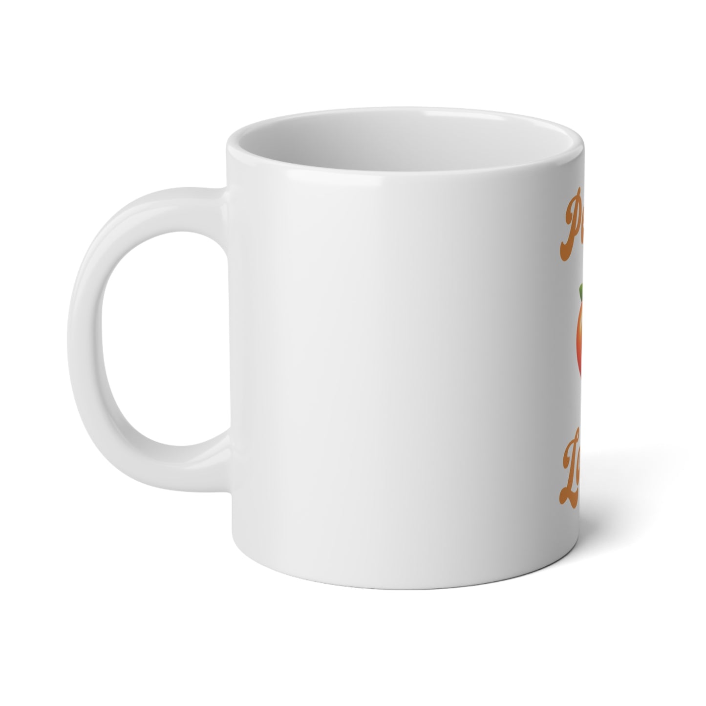Peach 🍑 Lover – White Jumbo Mug 20oz