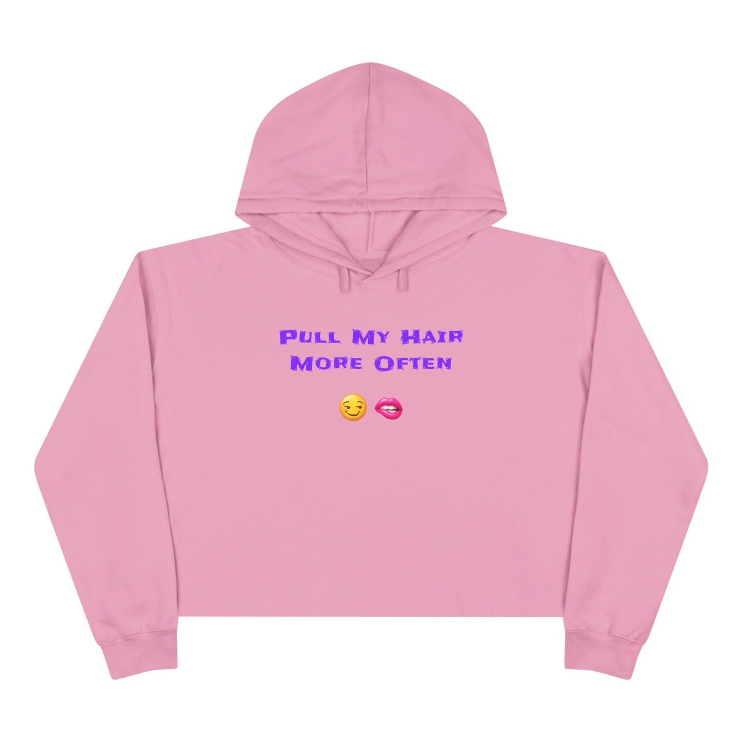 Play Nice With My Hair 🫦 😏 – Crop Hoodie