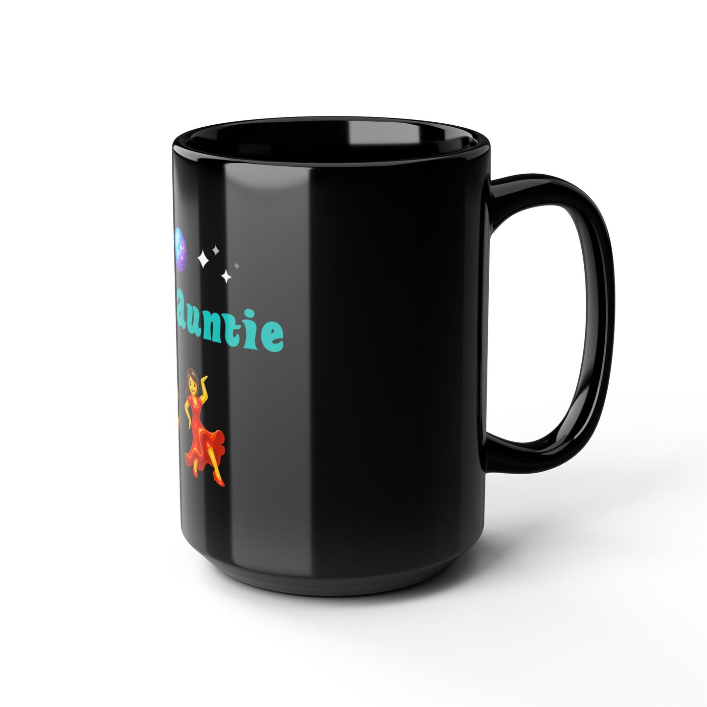 Cool Auntie🇺🇸 😎 💃 – Black Mug 15oz
