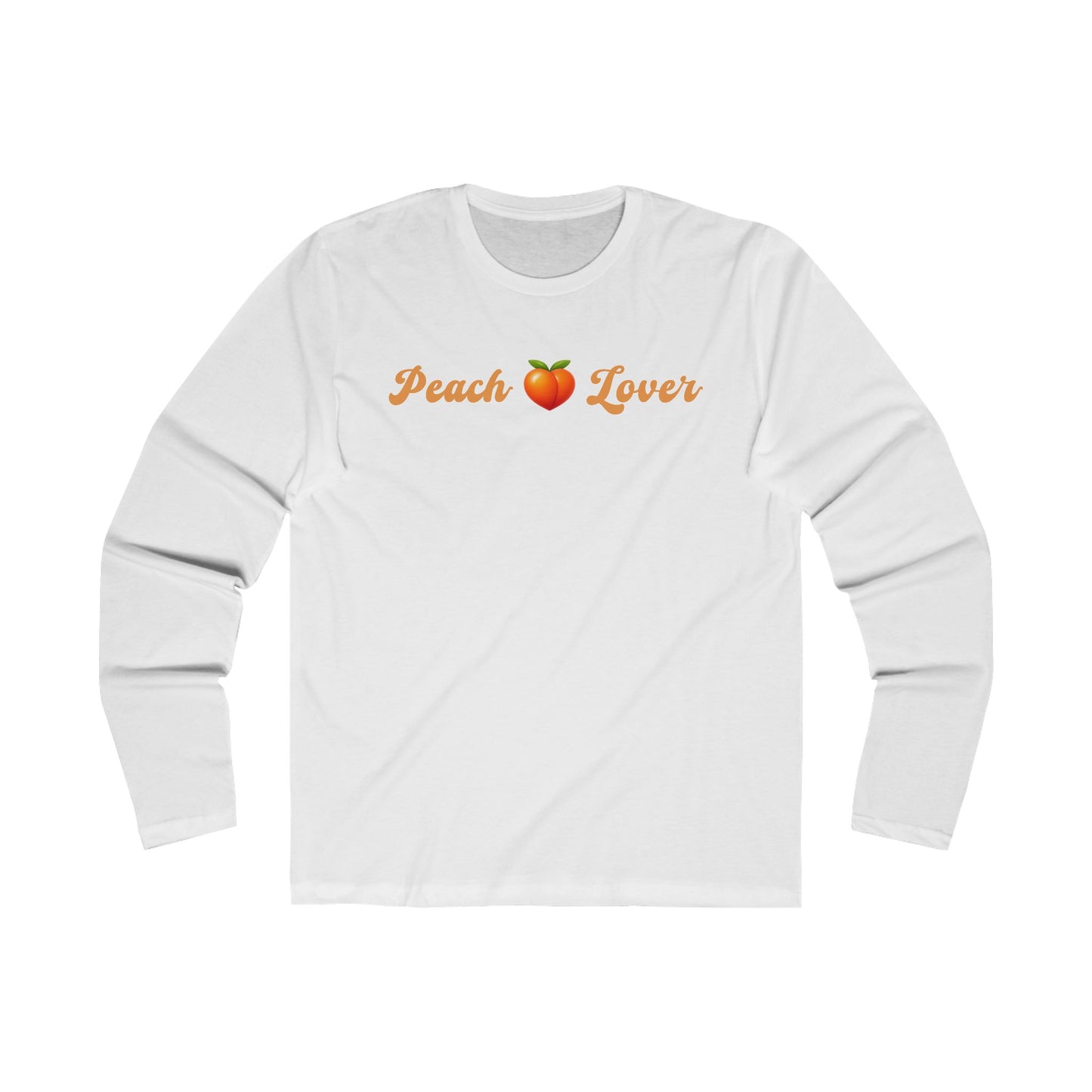 Peach 🍑 Lover – Men's Long Sleeve Crew Tee