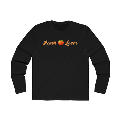 Peach 🍑 Lover – Men's Long Sleeve Crew Tee