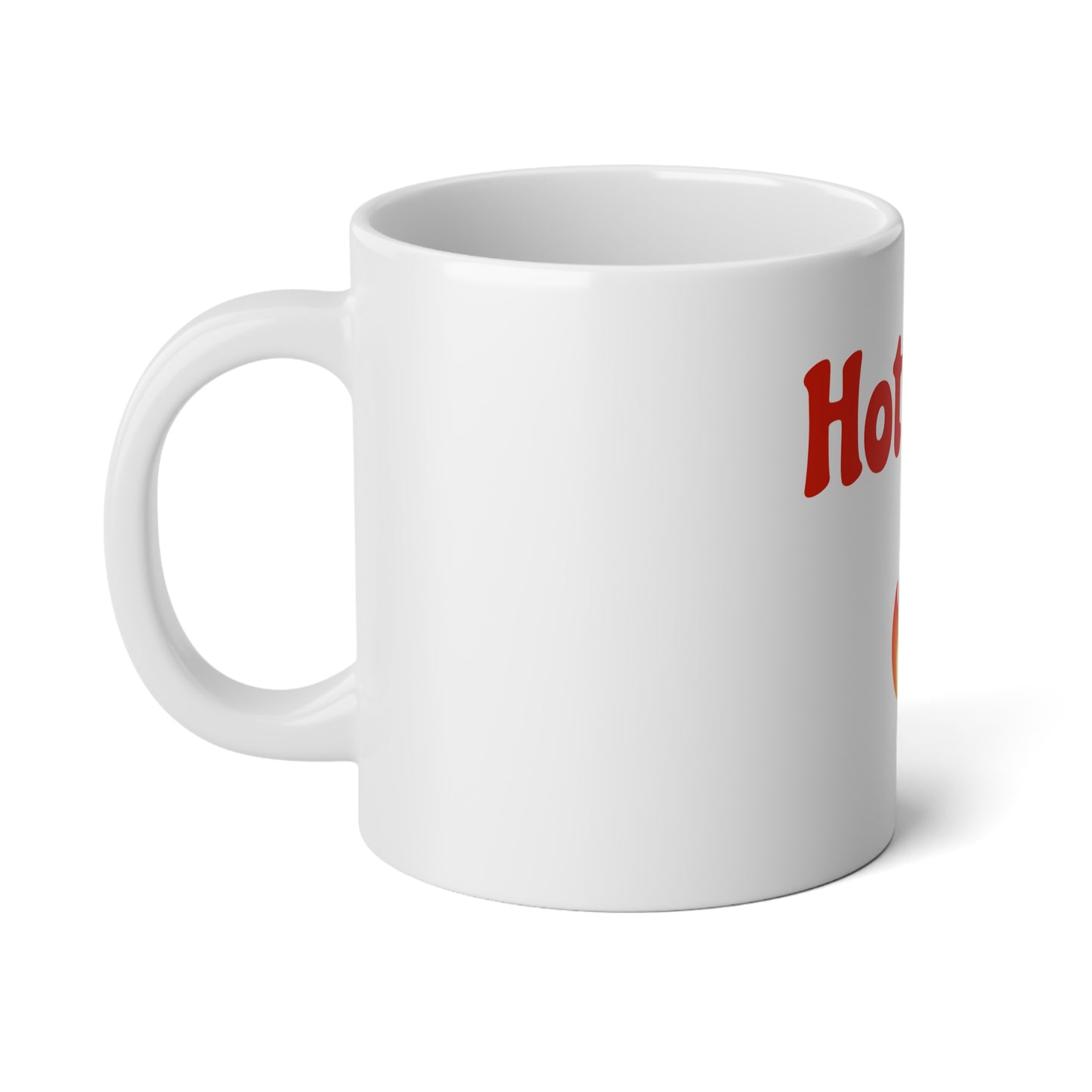 Hot Dad 🔥 – White Jumbo Mug 20oz