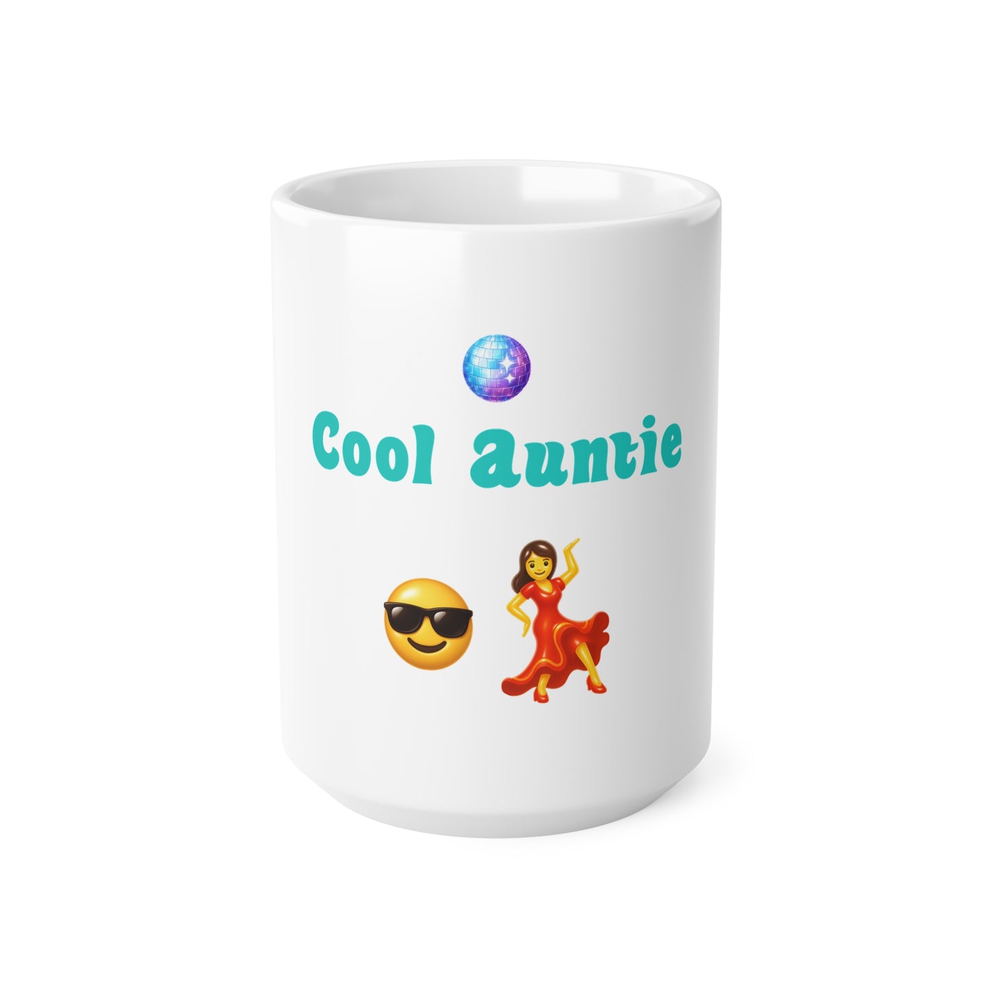Cool Auntie🇺🇸 😎 💃 – White Mug 15oz