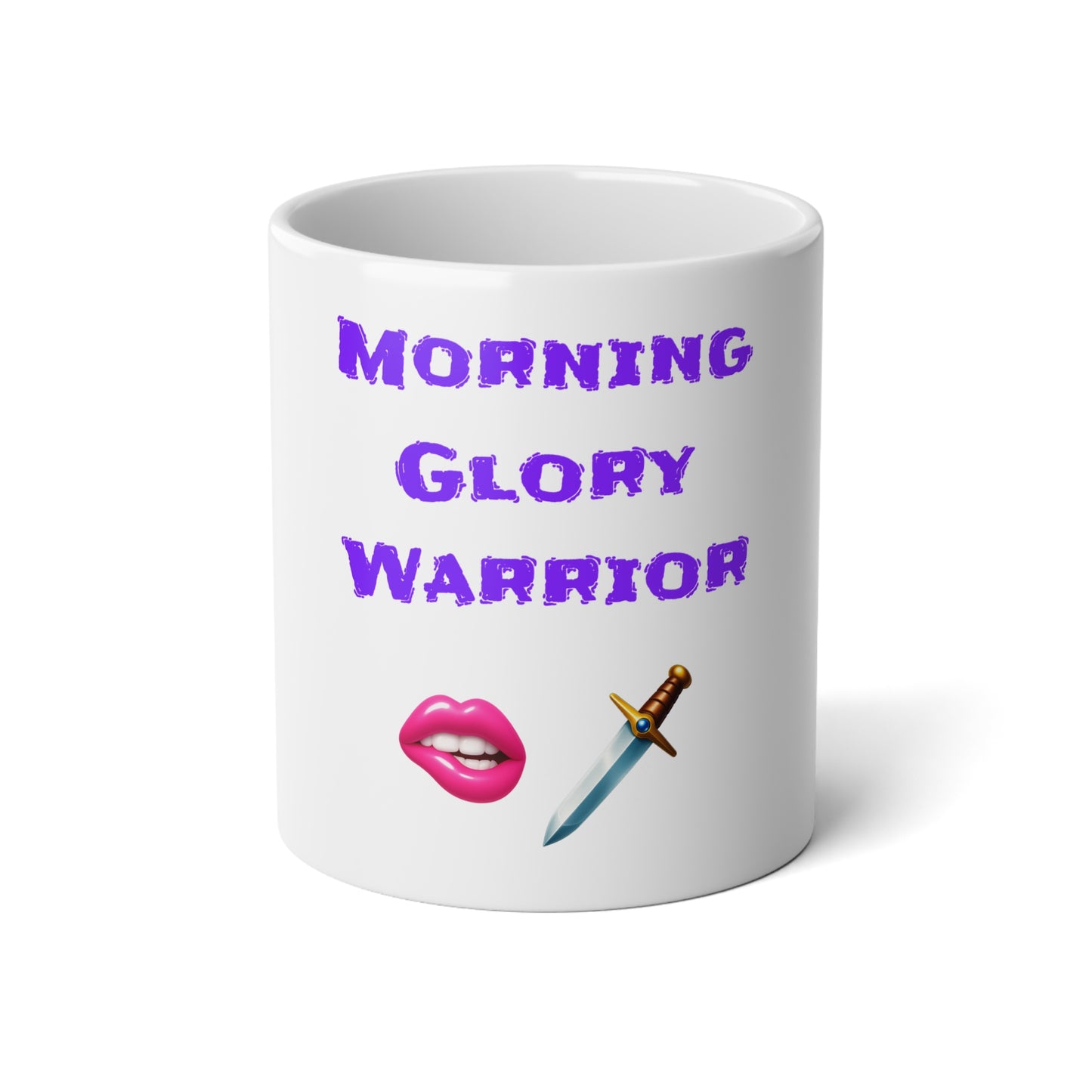 Morning Hero 🫦 🗡 – White Jumbo Mug 20oz