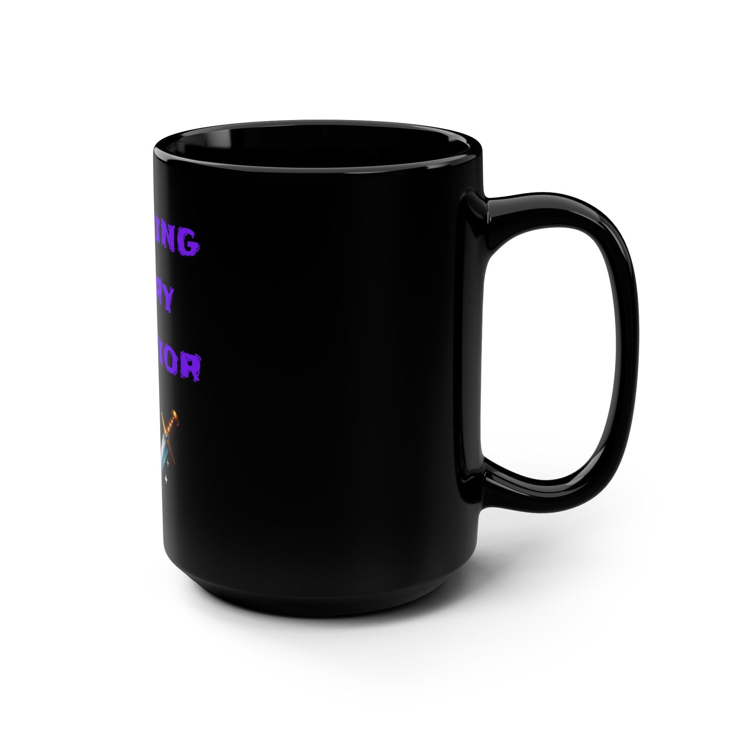 Morning Hero 🫦 🗡 – Black Mug 15oz