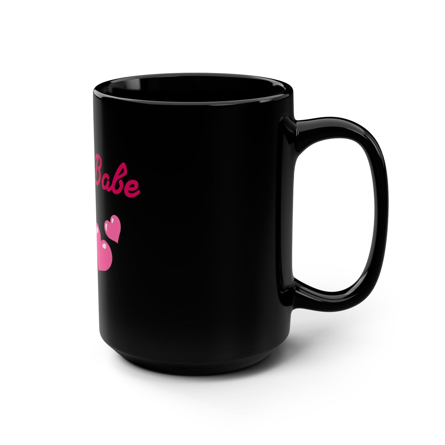 Babe 💕 – Black Mug 15oz