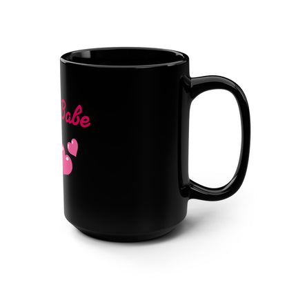 Babe 💕 – Black Mug 15oz