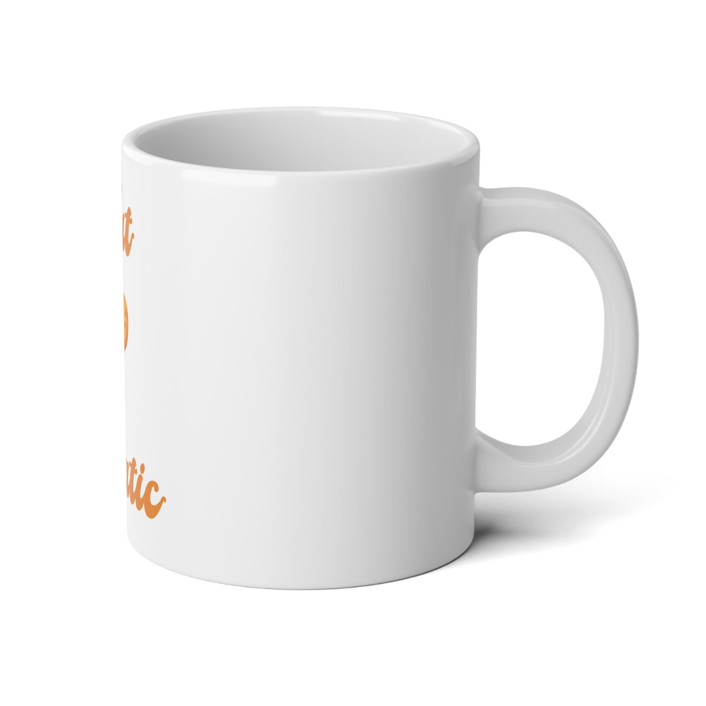 Nut 🥜 Fanatic – White Jumbo Mug 20oz