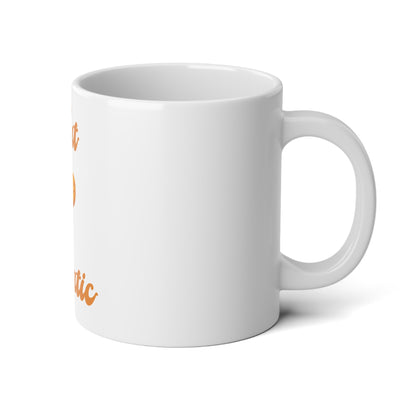 Nut 🥜 Fanatic – White Jumbo Mug 20oz