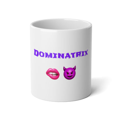 Rule Breaker 🫦 😈 – White Jumbo Mug 20oz