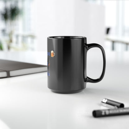 Μια Μπύρα 🍺 Kαι Mια 💨 Παρακαλώ – Black Mug 15oz