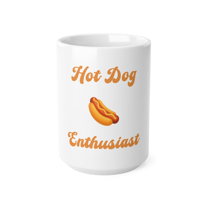 Hot Dog 🌭 Enthusiast – White Mug 15oz