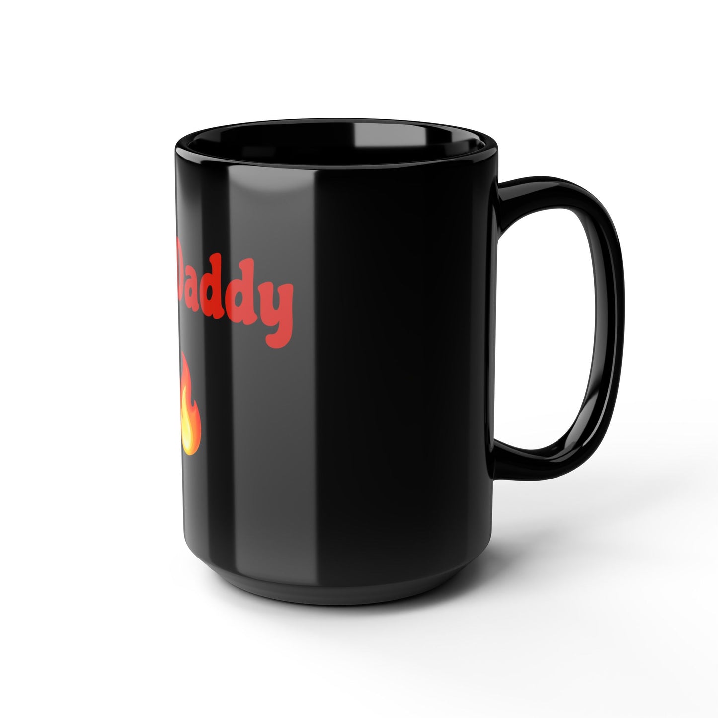 Hot Daddy 🔥 – Black Mug 15oz