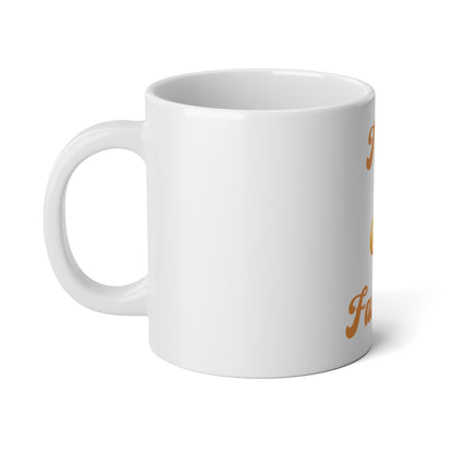 Nut 🥜 Fanatic – White Jumbo Mug 20oz