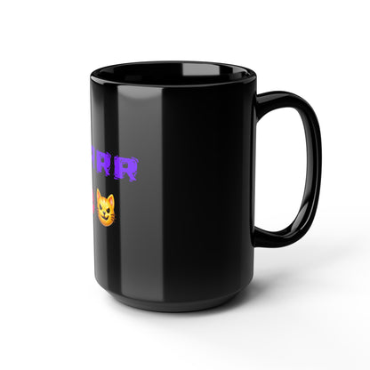 Grrr 🫦 😼 – Black Mug 15oz