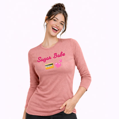 Babe 💕 – Women’s Perfect Blend® CVC Long Sleeve Tee