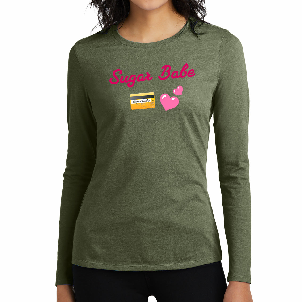 Babe 💕 – Women’s Perfect Blend® CVC Long Sleeve Tee