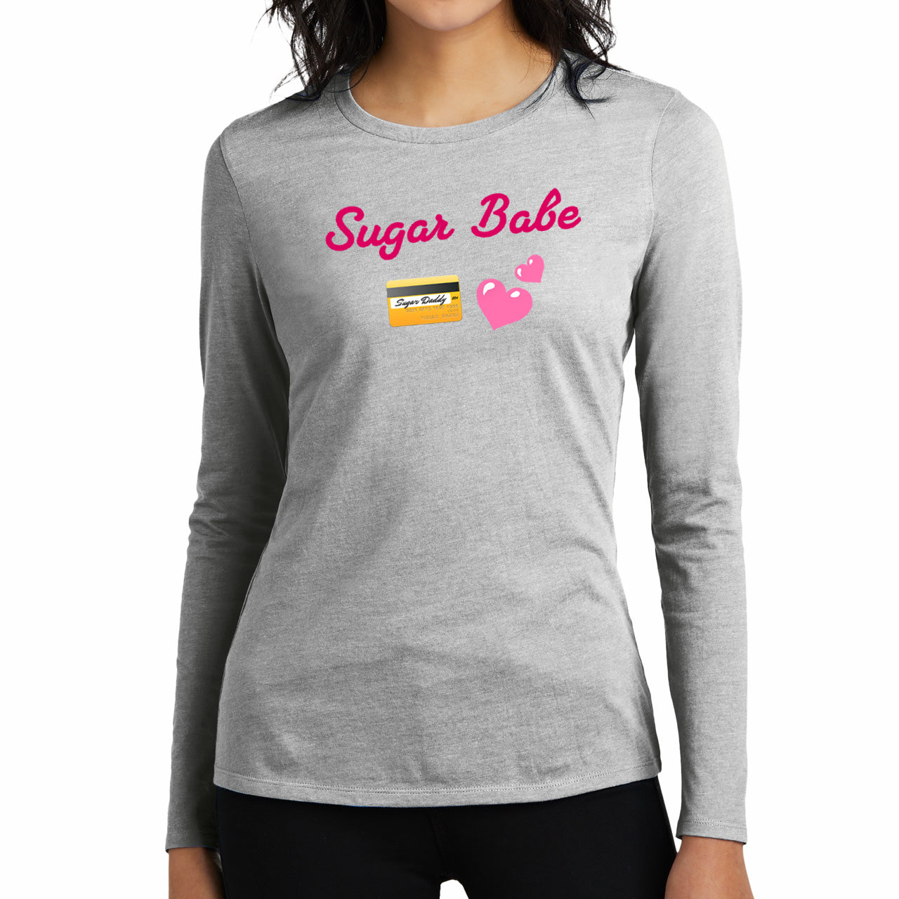 Babe 💕 – Women’s Perfect Blend® CVC Long Sleeve Tee
