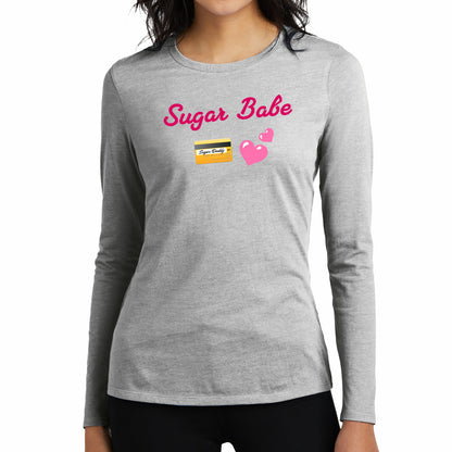 Babe 💕 – Women’s Perfect Blend® CVC Long Sleeve Tee