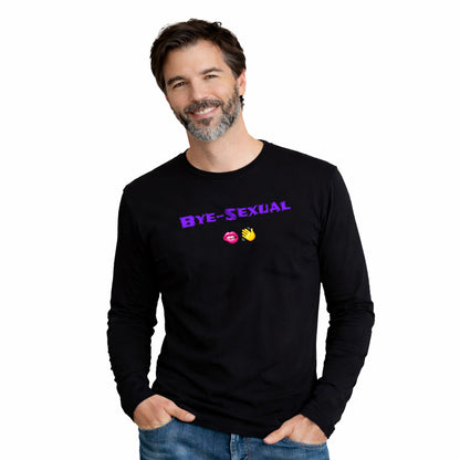 Bye-Sexual 🫦 👋 – Men's Long Sleeve Crew Tee