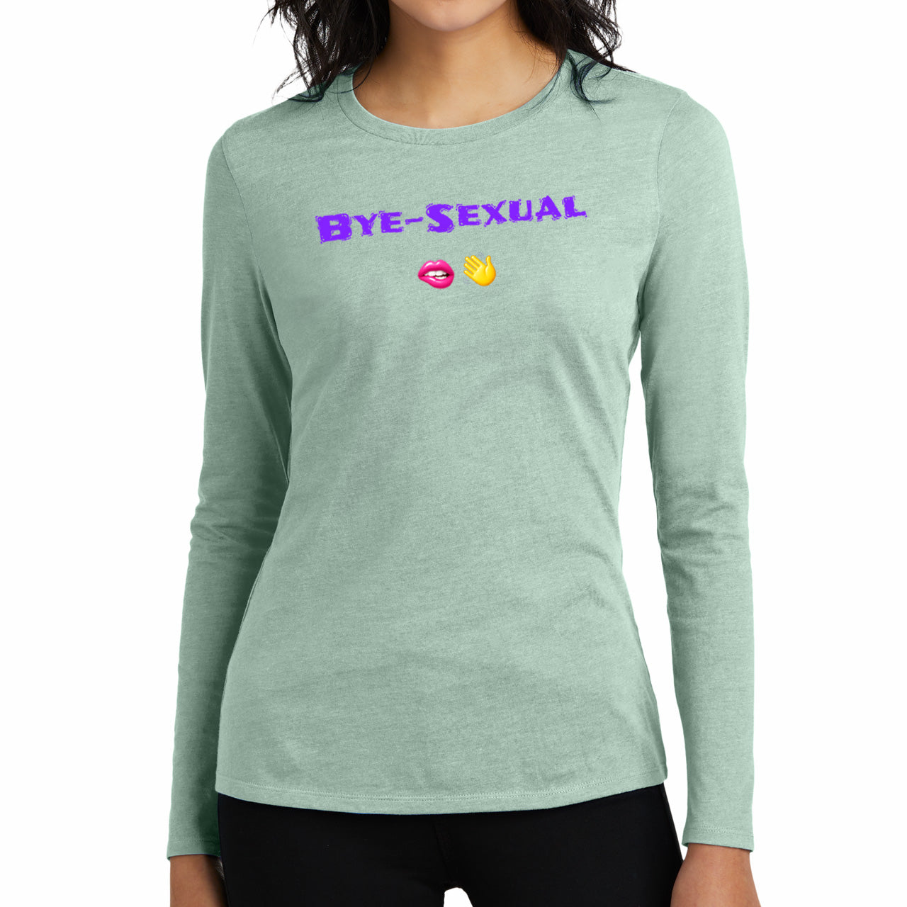 Bye-Sexual 🫦 👋 – Women’s Perfect Blend® CVC Long Sleeve Tee