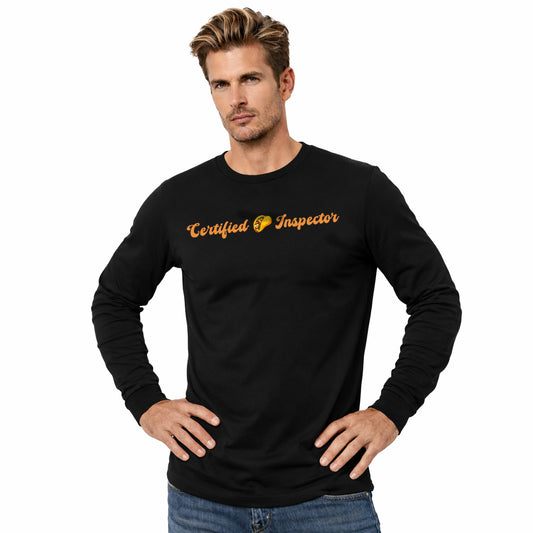 Certified 🌮 Inspector – Unisex Jersey Long Sleeve Tee