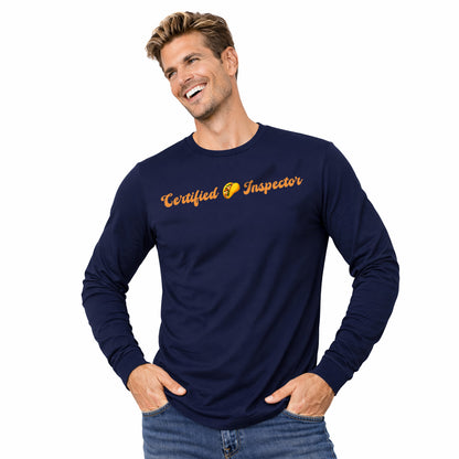 Certified 🌮 Inspector – Unisex Jersey Long Sleeve Tee
