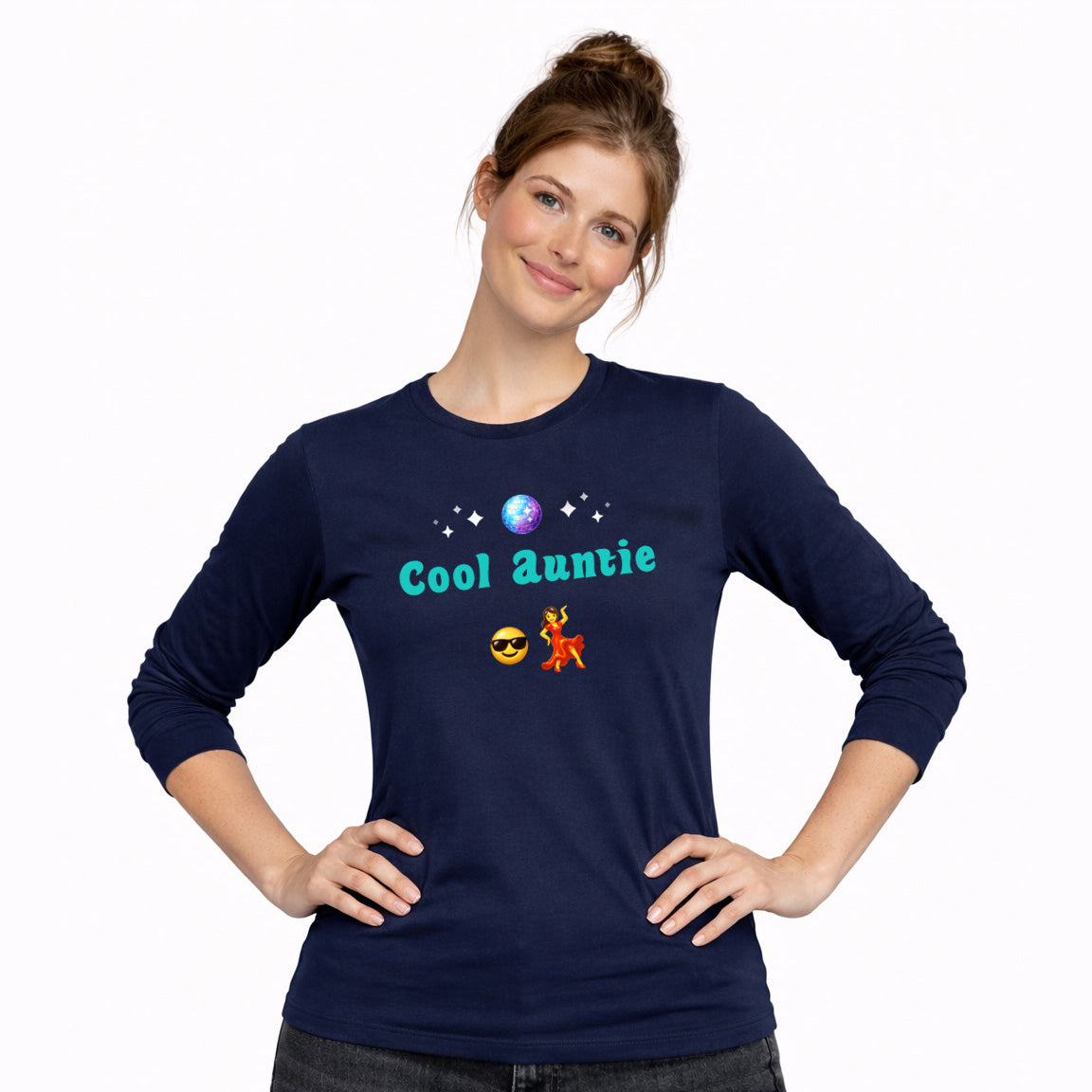 Cool Auntie🇺🇸 😎 💃 – Classic Long Sleeve T-Shirt